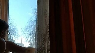 Helga Bosk Engages In Risky Squirting Sex By The Window