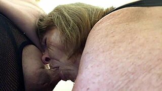 Granny Bijou's POV Face Fuck: Teasing With Deepthroat And Sucking