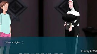 Sexnote: Nun gets fucked in confession booth by huge white cock at church