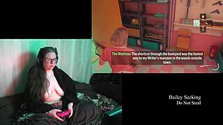Naked night springs playthrough with big natural tits.