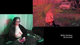 Naked night springs playthrough with big natural tits.