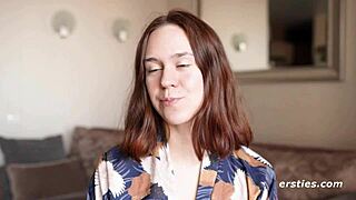 Anca Engages in an Intense Solo Dildo Session with Her Shaved Pussy and Toys