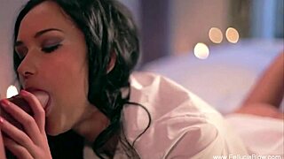 Bedtime brings a BLOWJOB and CUMSHOT experience