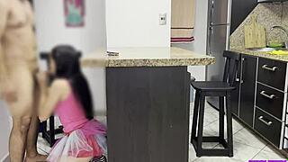 Latina Prostitute Tricked into Hard Anal Fucking