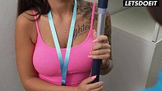 german teen maid dirty interacts with horny bbc in hostel