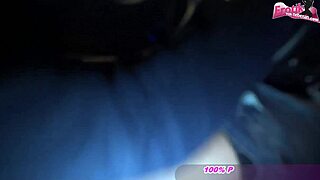 ex-girlfriend sucks and swallows in the car