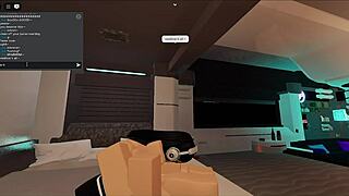 futa fucking a slut in roblox condo 😈