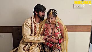 newly married bride enjoys hardcore sex with husband in tight pussy fucking