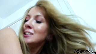 is this your first homemade blowjob, blonde dancer?