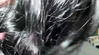 good sloppy head on big black cock