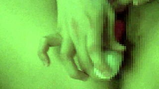 Busty F-cup nurse unleashes pheromones in solo masturbation