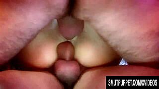 3 way fuck - milf sarah twain gets both holes drilled at once