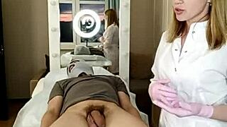 Russian beauty demonstrates shaving before engaging in a hardcore fuck