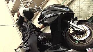 Japanese babe shino tanaka handles two hard cocks