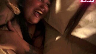 chubby argentinian girl gets tickled and plays before parents arrive