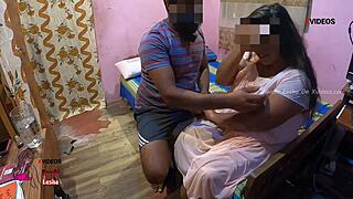 In debt, she fucked the landlord to pay rent and cheated on her husband!