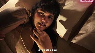 chubby argentinian girl gets tickled and plays before parents arrive