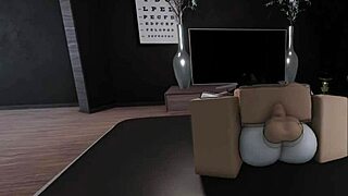 I'm fucking with my busty goth friend in roblox