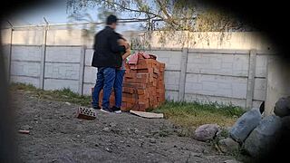 latina flashing pussy at work caught on camera