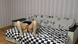 Milf Masturbated And Punished By Fucking In All Holes!