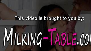 Latina Masseuse Receives Jizz At Desk