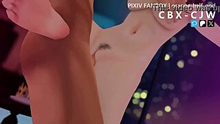 kafka 1's big tits and ass in missionary blowjob!