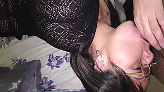 I fuck the cheating mature woman in the ass with creampie