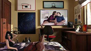 Big Tits And Ass Fuck Doll Plays House With Monster Cock Cumshot