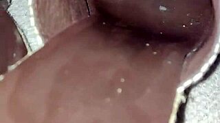 Cum Lands On Step Mom's Heels