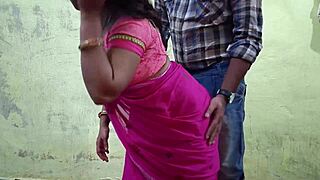 Wearing Pink Saree, She Looks Amazing, I'll Tear Her Pussy!