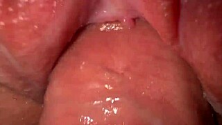 Fuck her tight creamy pussy in quick rough session