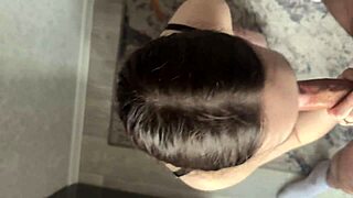 My roommates boyfriend fucked me hard in the kitchen