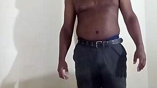 Returning home after a wild anal holiday celebration