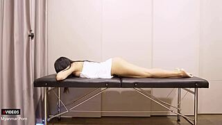 Myanmar big ass girls oil massage