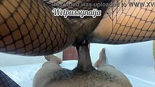 wetpussynaija rides huge african black dick in rough cowgirl position