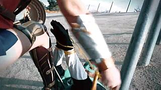 Detailed Foursome Cosplay With Deadpool, Wonderwoman, Red Sonja, And Green Lantern In Intense Lesbian Action