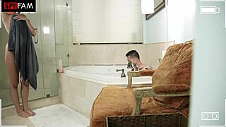 Stepsis cant believe stepbros cock is as thick as her forearm