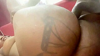 Anita's wet pussy in doggy position for her big black dick neighbor