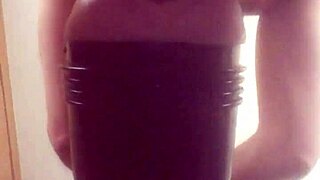 Gazzadomm Me Fucking My Fleshlight Male Toy
