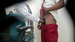 Is it fair woman checking a school boys dick in public hospital