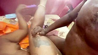 Anita's wet pussy in doggy position for her big black dick neighbor