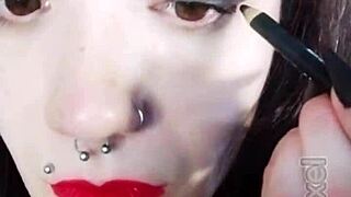 What's Behind The Scenes With This Hot Brunette?