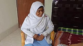 Bangladeshi student18 passionately roleplays with teacher in bedroom group