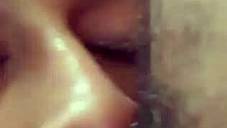 Seusubpink Submissively Drinks Piss from Big Black Cock