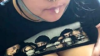 Tits Out Pov Blowjob With Brunette Amateur Deepthroat And Cumshot