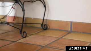 Adult Time - Sneaky Lesbians Lexi Lore and Kylie Rocket Caught Fucking by Milf Penny Barber