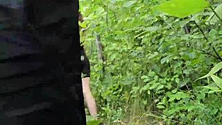 quick end to a long walk in the forest