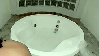 Boldly Fucking Naughty Colleague's Wife In Motel Jacuzzi