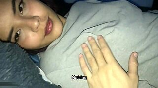 hard sex with horny latina amateur at home