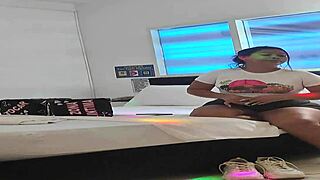 Mature latina whore bends over for deepthroat and rimjob from young amateur in homemade cheating scene